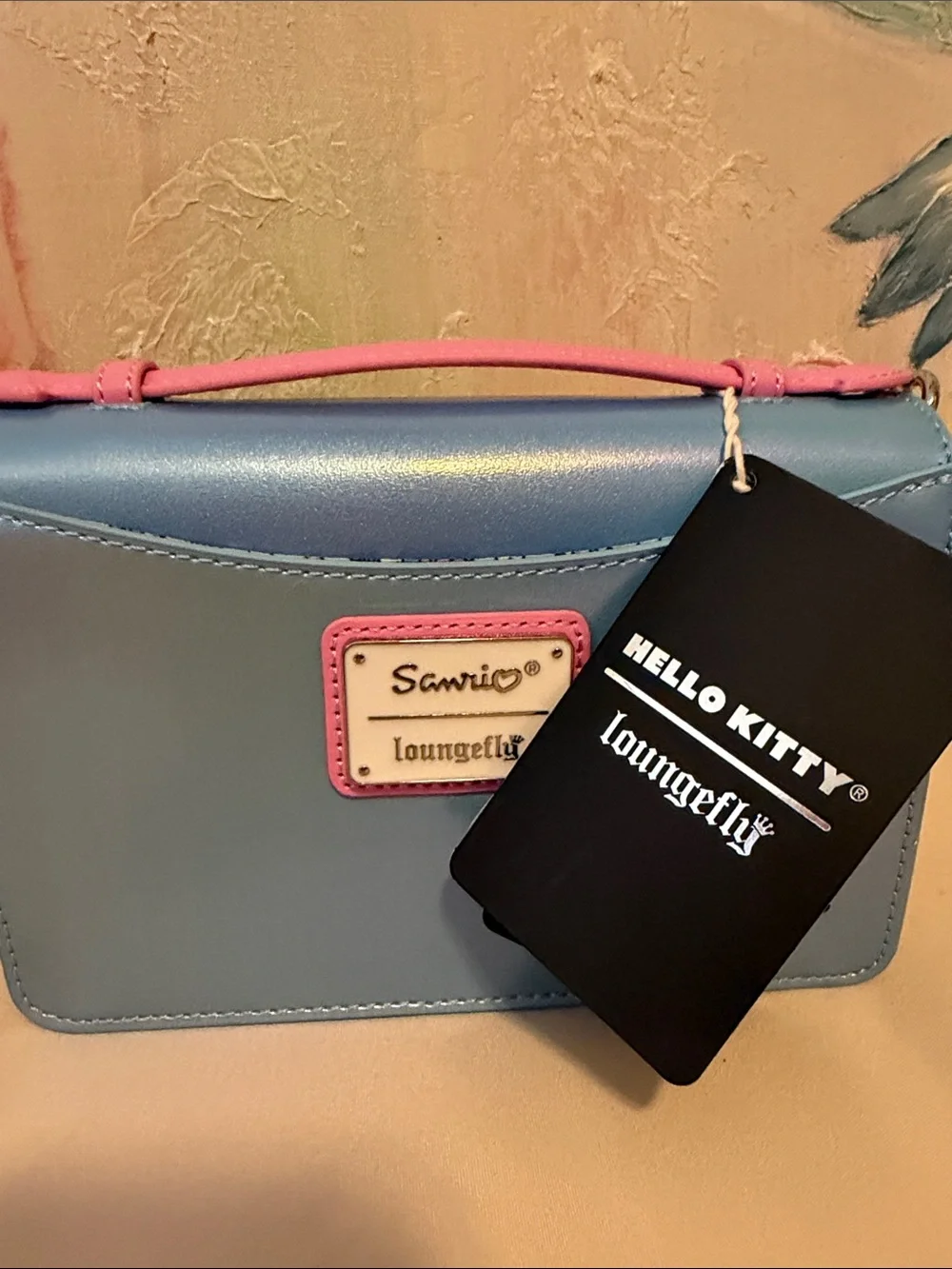 Loungefly Sanrio Hello Kitty Mermaid Metallic Top-Handle crossbody Bag New!